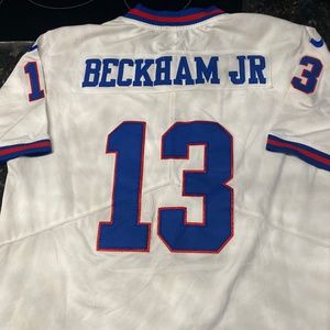 *NEW WITH TAGS* Men’s LARGE New York Giants Nike Beckham Jr. Nike jersey